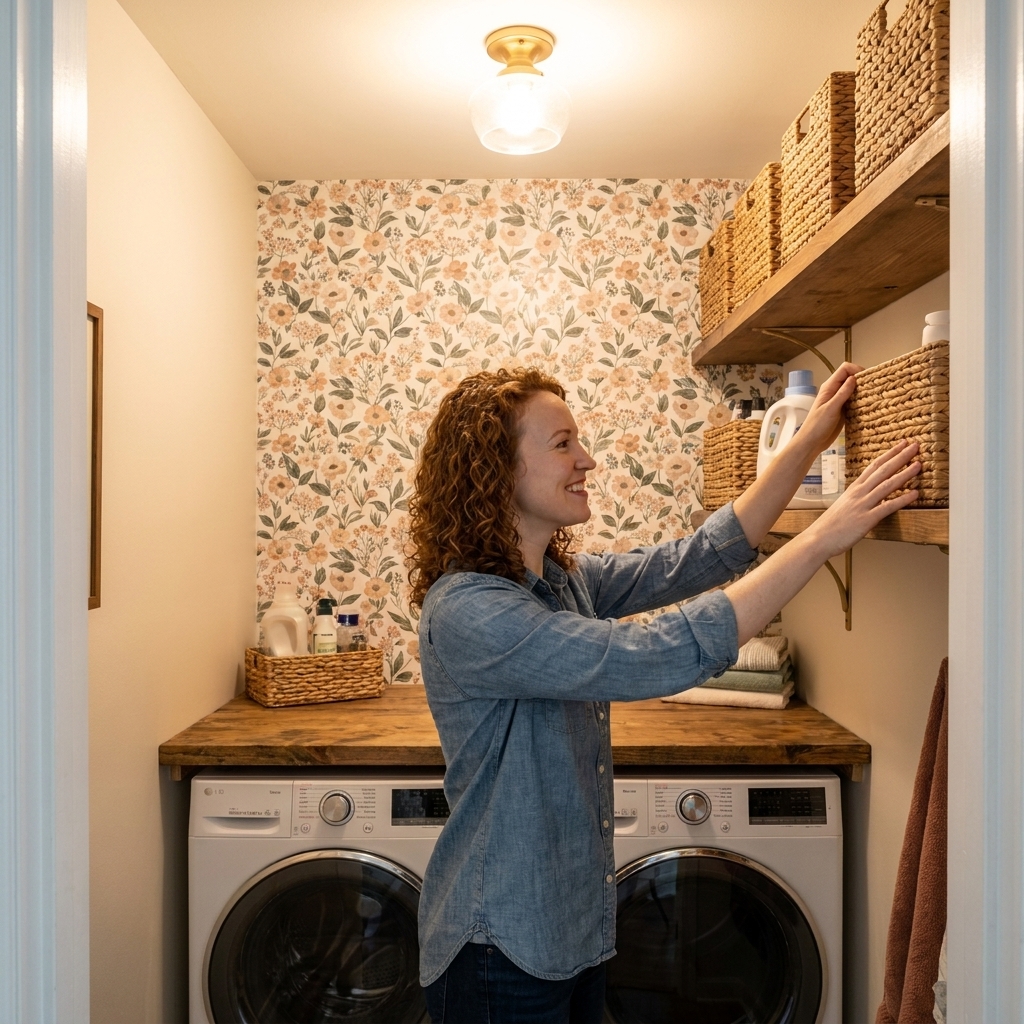 Laundry Room Makeovers for Small Spaces