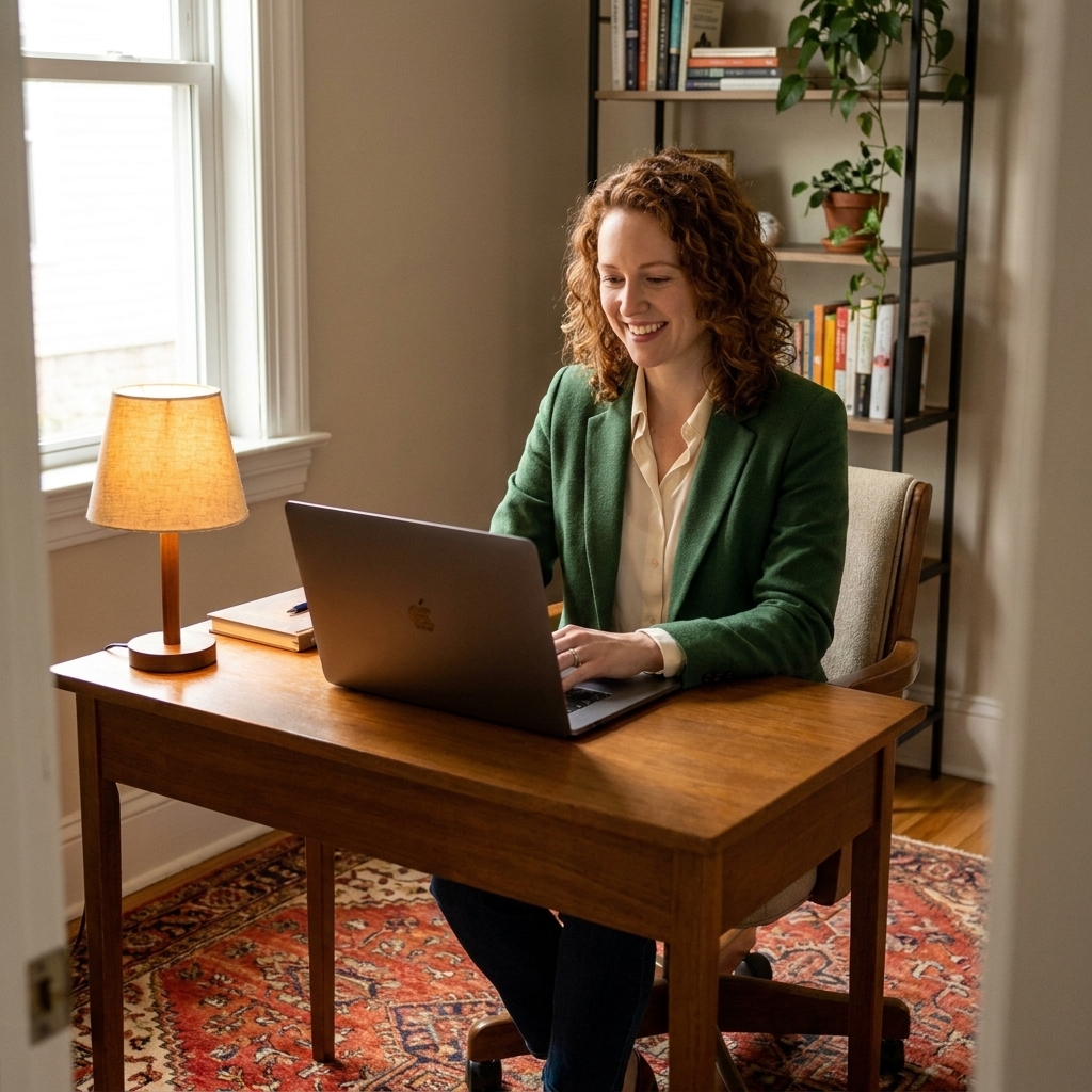 A Home Office That Works and Looks Good